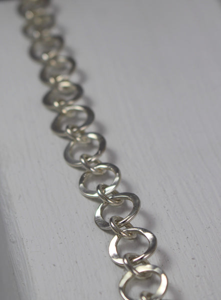 Hand forged Round link Bracelet