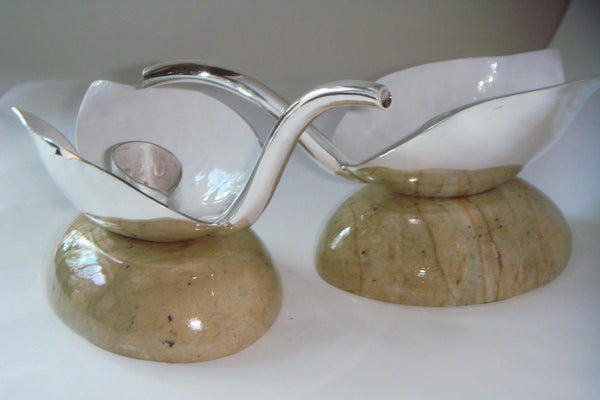 Swan Candle Holders